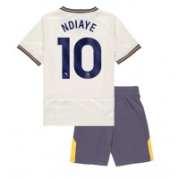 Camiseta Everton Iliman Ndiaye #10 Tercera Equipación Replica 2024-25 para niños mangas cortas (+ Pantalones cortos)